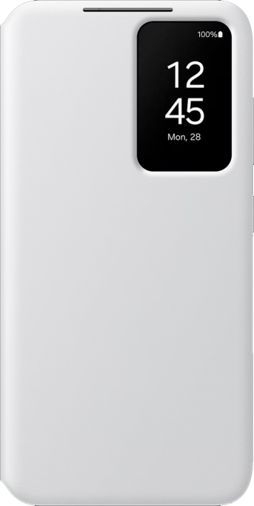 Samsung Galaxy S24 Smart View Wallet Case -suojakotelo Valkoinen
