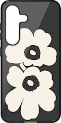 Samsung X Marimekko Galaxy S25+ Dual Layer -suojakuori Musta/Beige