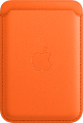 Apple iPhonen nahkalompakko MagSafe (2021) Oranssi