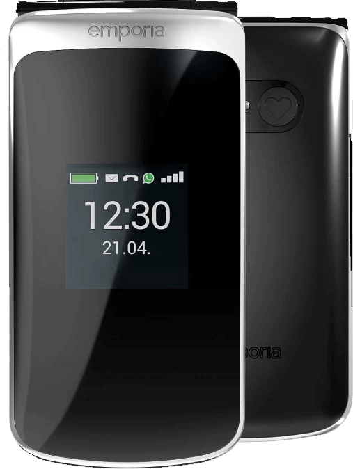 Emporia Touch Smart 2 4G Musta