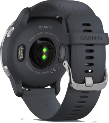 Garmin Venu 2 45 mm -GPS-älykello Graniitinsininen-Hopea