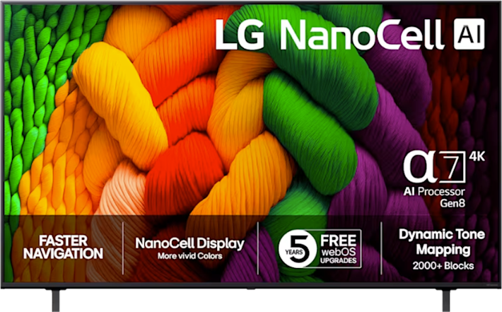 LG 43 tuumainen NanoCell AI NANO8E 4K TV (2025)