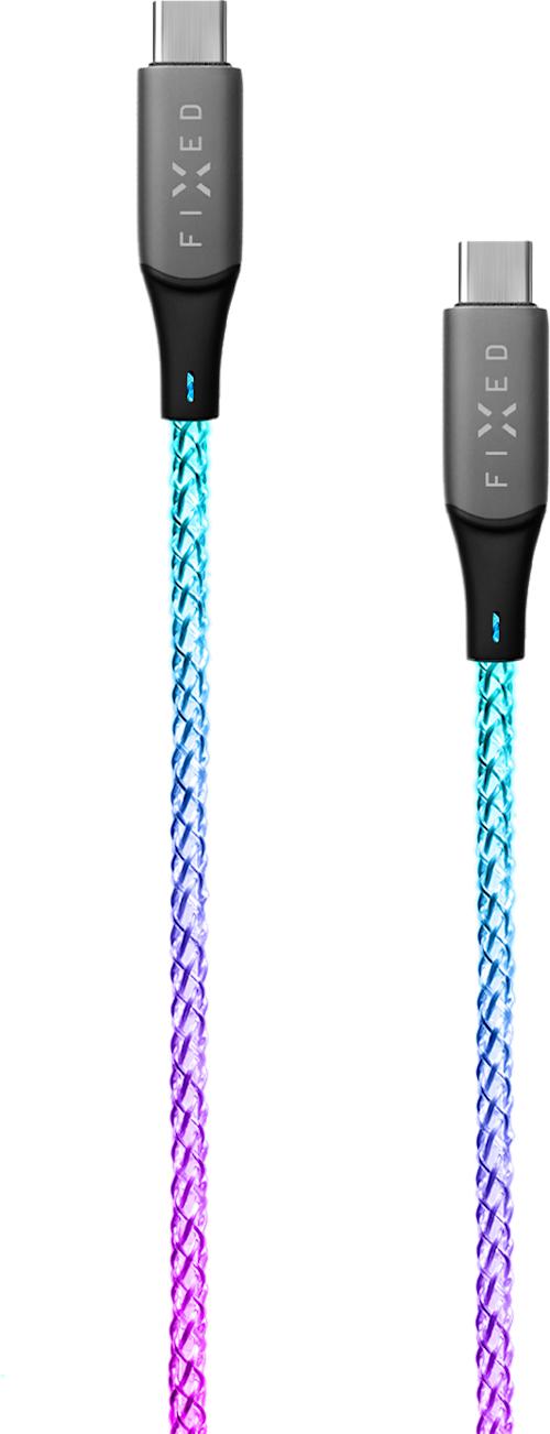 FIXED 60W USB-C/C 1,2m valaiseva LED-kaapeli