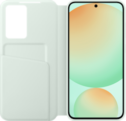 Samsung Galaxy S24 FE -suojakotelo Smart View Wallet Cover Mint