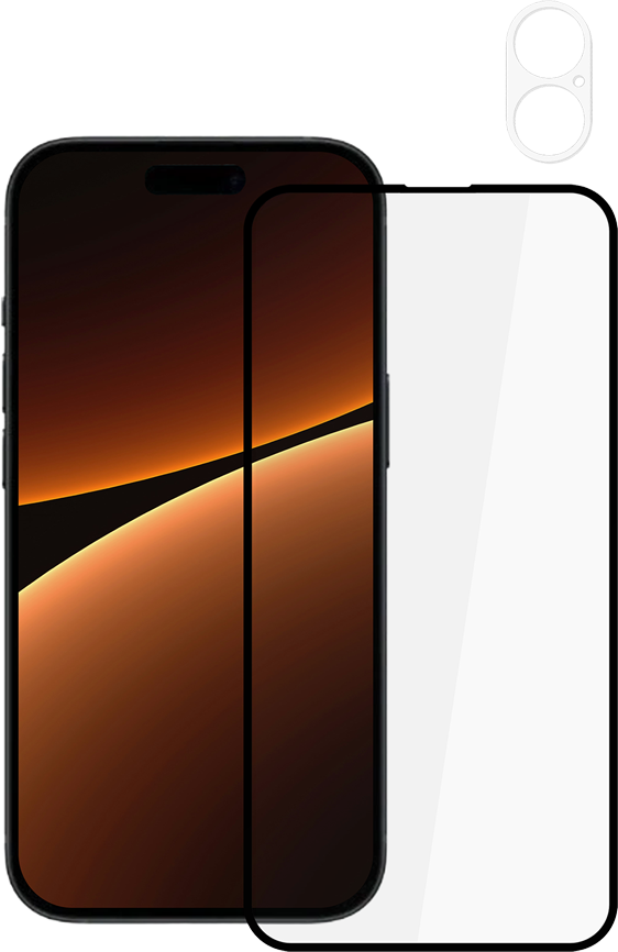 Kaarna Apple iPhone 16 -panssarilasi + kameralinssin suojalasi