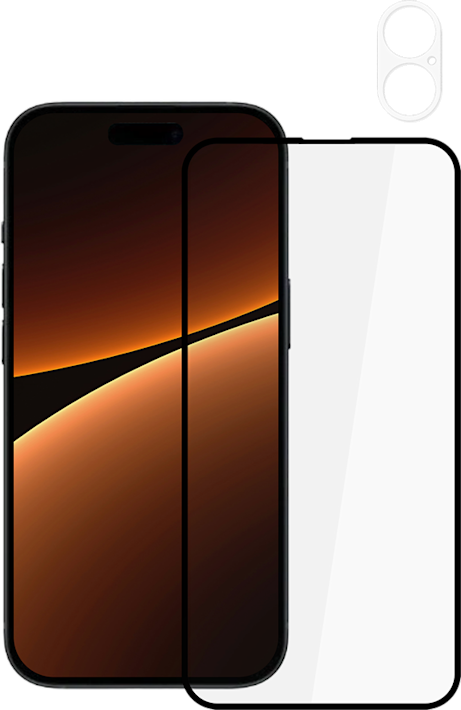 Kaarna Apple iPhone 16 -panssarilasi + kameralinssin suojalasi