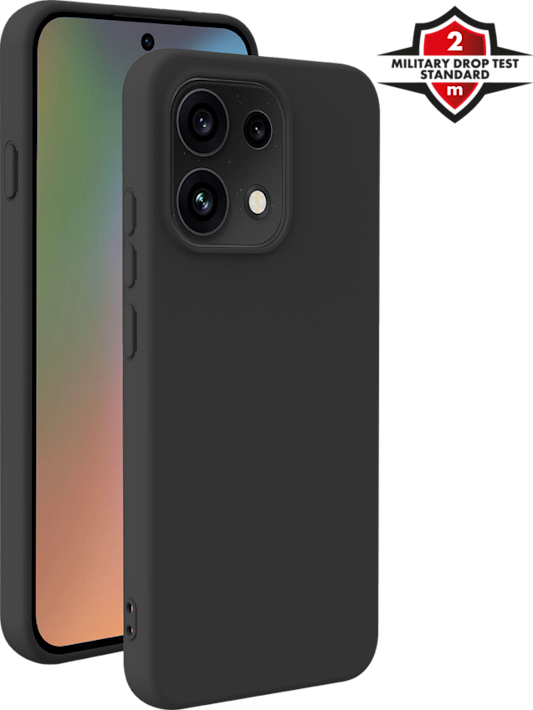 X2O OPPO Reno16 F Color Soft -suojakuori musta