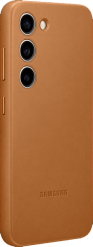 Samsung Galaxy S23 -suojakuori Leather Cover Ruskea
