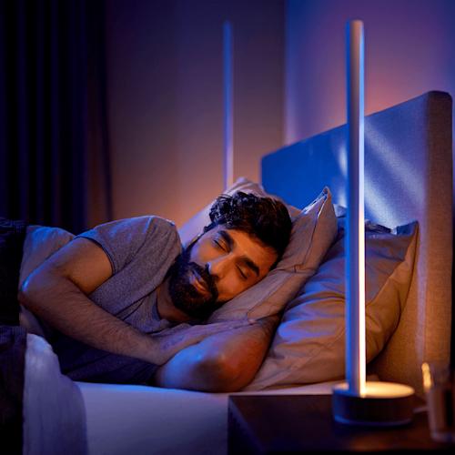 Philips Hue Signe gradient -lattiavalaisin Oak