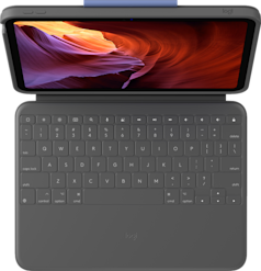 Logitech Rugged Folio -näppäimistökotelo iPadille harmaa