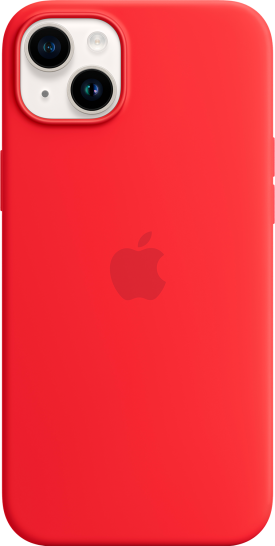 Apple iPhone 14 Plus -silikonikuori MagSafe (PRODUCT)RED