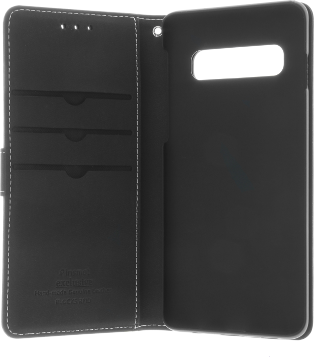Samsung Galaxy S10+ -suojakotelo Insmat Exclusive Flip Case musta