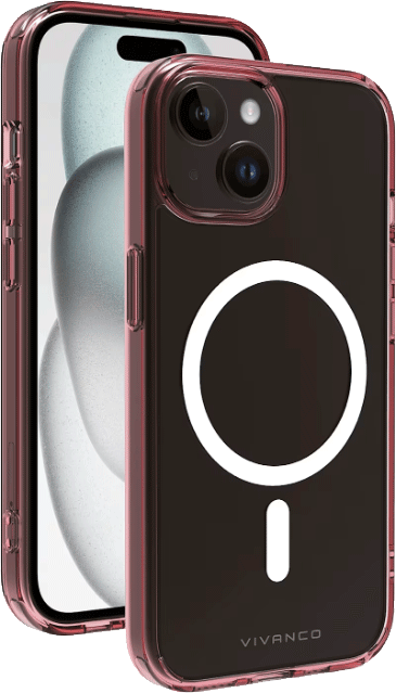 Vivanco iPhone 15/14/13 Mag Shade -suojakuori Violetti