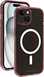 Vivanco iPhone 15/14/13 Mag Shade -suojakuori Violetti