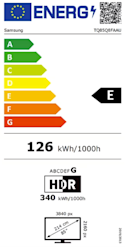 Samsung 85 tuumainen Q8FA QLED 4K Smart TV (2025)