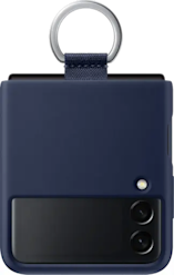 Samsung Galaxy Z Flip3 Silicone Cover with Ring -suojakuori