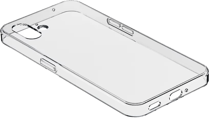 Nothing Phone (1) -silikonikuori läpinäkyvä