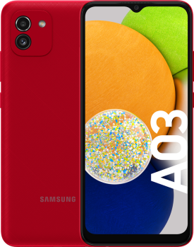 Samsung Galaxy A03 64GB Punainen