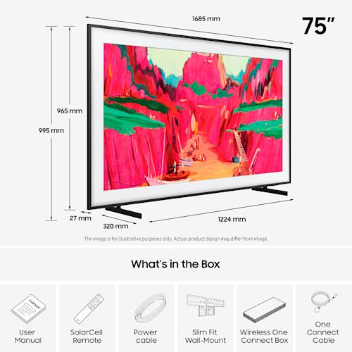 Samsung The Frame Pro 75 tuumainen Neo QLED Mini LED TV (2025)