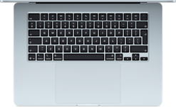 Apple MacBook Air 15 (2026) M5 10-coreCPU/10-coreGPU/24GB/1TB/taivaansininen