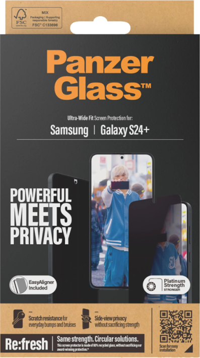 PanzerGlass Samsung Galaxy S24+ -näytön tietoturvasuoja