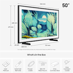 Samsung The Frame 50 tuumainen QLED 4K TV (2025)