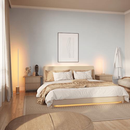 Philips Hue Signe gradient -lattiavalaisin Oak