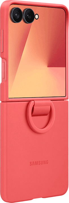 Samsung Galaxy Z Flip7 Silicone Cover -suojakuori Punainen