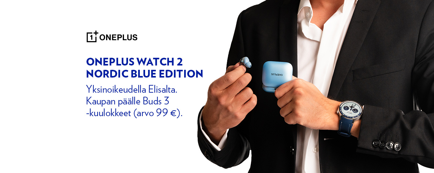 OnePlus Watch 2 Nordic Blue Edition Elisa