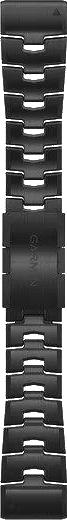 Garmin QuickFit 26mm -kellonhihna Ilmastoitu titaaniranneke, hiilenharmaa DLC-pinnoite