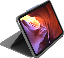 Logitech Rugged Folio -näppäimistökotelo iPadille harmaa