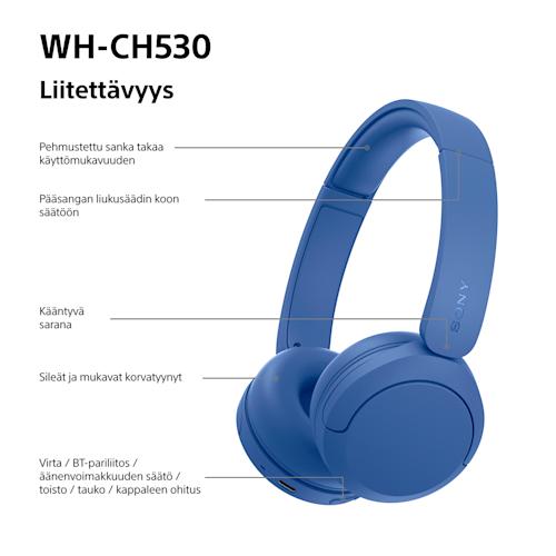 Sony WH-CH530 langattomat on-ear-kuulokkeet
