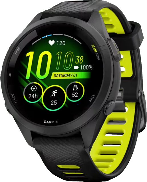 Garmin Forerunner 265S -GPS-älykello Musta