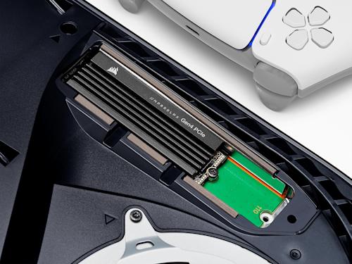 Corsair MP600 Pro LPX SSD tallennustila PS5 konsolille