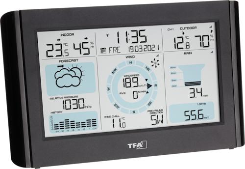 TFA WEATHER PRO langaton sääasema tuuli- ja sademittarilla