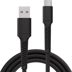 X2O Longlife 60W PD USB-C to USB-A 2 m -kaapeli musta