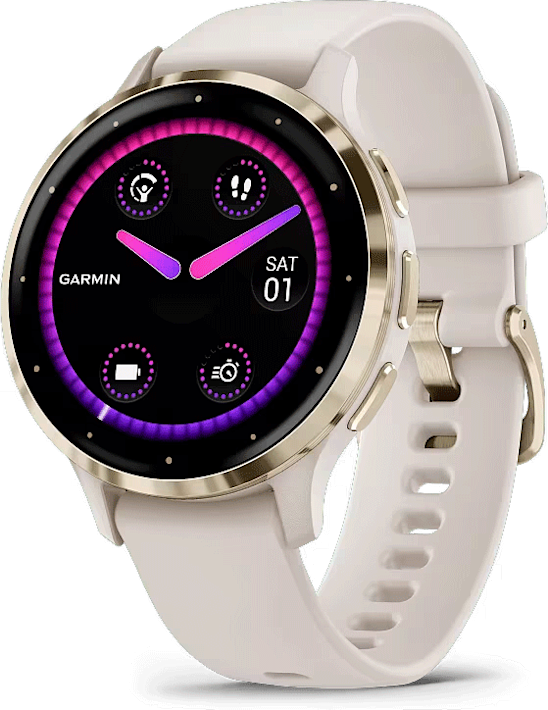 Garmin Venu 3S 41 mm -GPS-älykello norsunluu