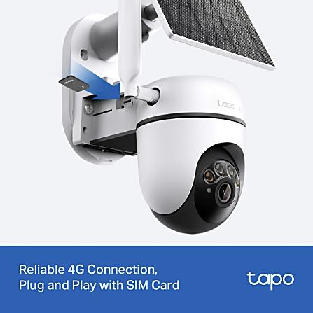 TP-Link Tapo C615G KIT 4G valvontakamera aurinkopaneelilla