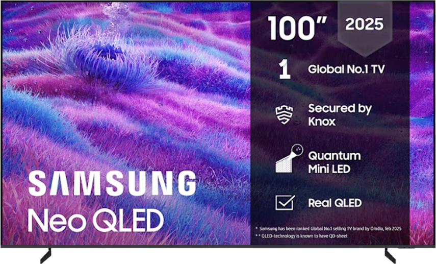 Samsung QN80F 100 tuumainen Neo QLED Mini LED TV (2025)