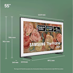 Samsung The Frame 55 tuumainen QLED 4K Smart TV