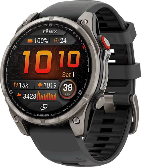 Garmin Fenix 8 Pro -GPS-älykello 47mm AMOLED Harmaa/Musta