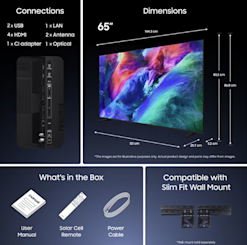 Samsung R85H 65 tuumainen Micro RGB 4K TV (2026)