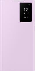 Samsung Galaxy S23 Ultra -suojakotelo Clear View Wallet Violetti