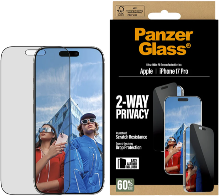 PanzerGlass Apple iPhone 17 Pro -näytön tietoturvasuoja