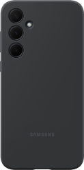 Samsung Galaxy A35 -suojakuori Silicone Case Musta