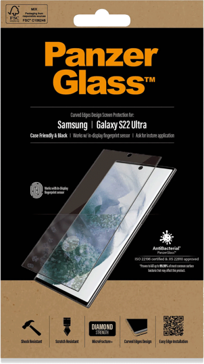 PanzerGlass Samsung Galaxy S22 Ultra -näytönsuojalasi