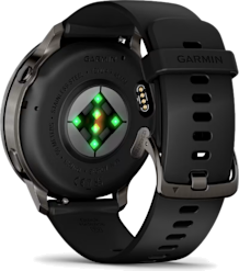 Garmin Venu 4 -GPS-älykello 45 mm Harmaa/Musta ranneke