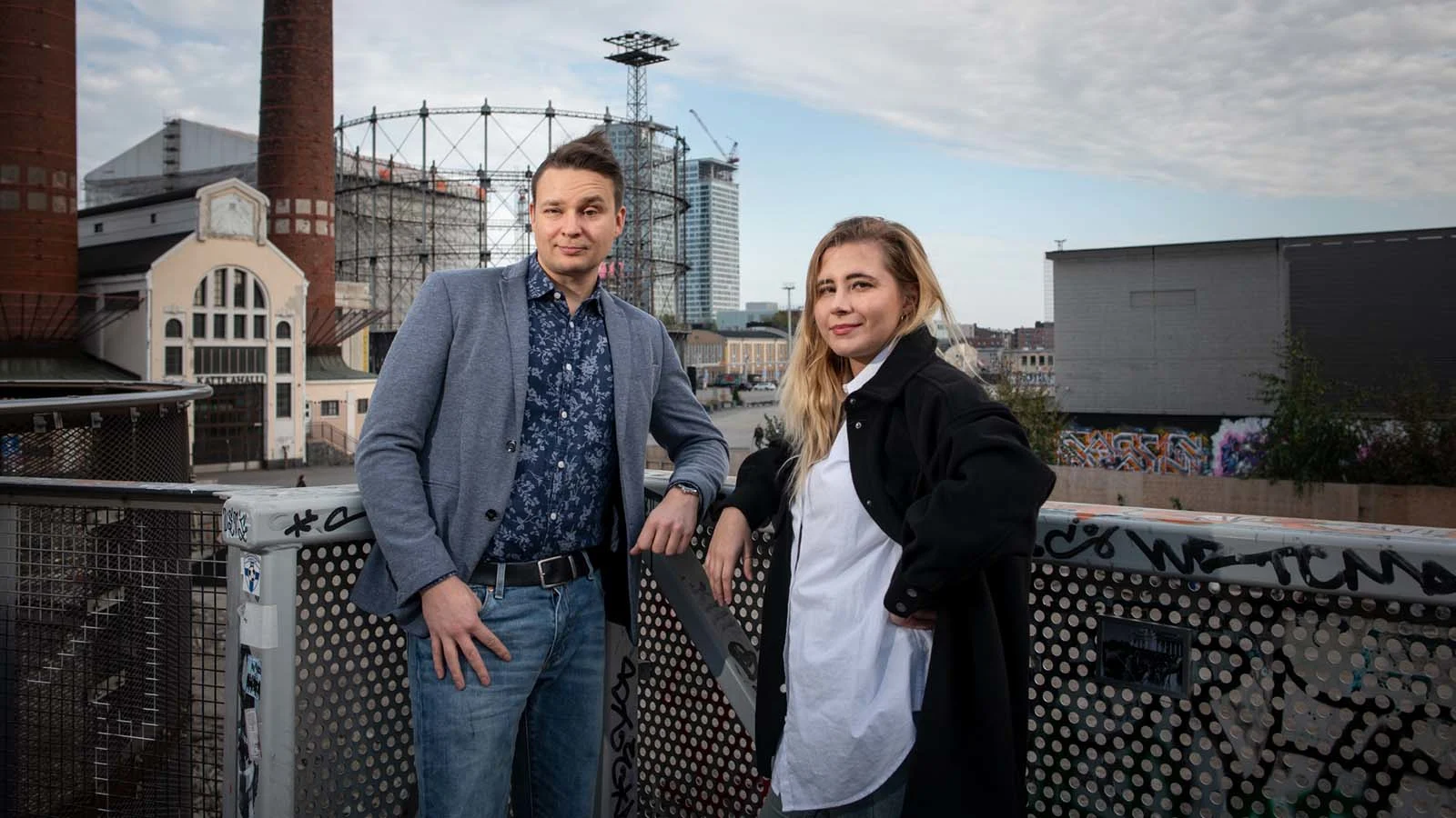 Riku Juurikko ja Laura Kankaala Outreach