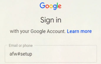 Toimintaohjeet Google sign-in-vaiheessa