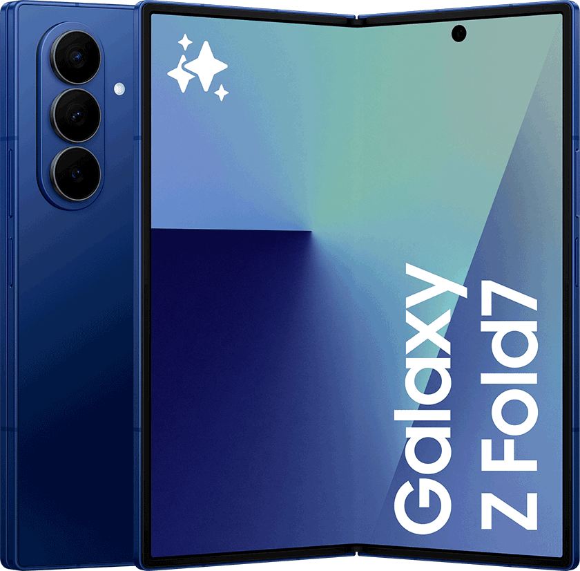 Samsung Galaxy Z Fold7 Blue combo